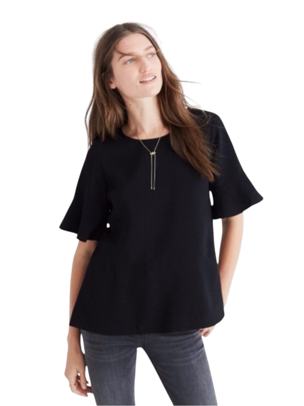 Madewell Flare Hem Top